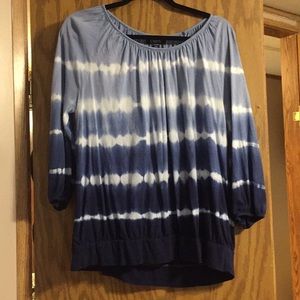 Chaps 3/4 length sleeve top